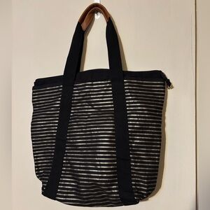 New Bath & Body Works Sparkle Canvas Tote Bag